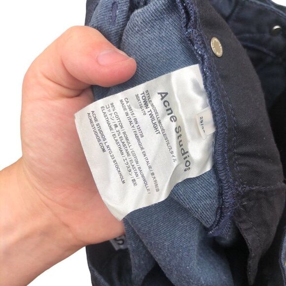Acne Studios Designer Jeans Town Twilight Size 29 - Picture 5 of 12
